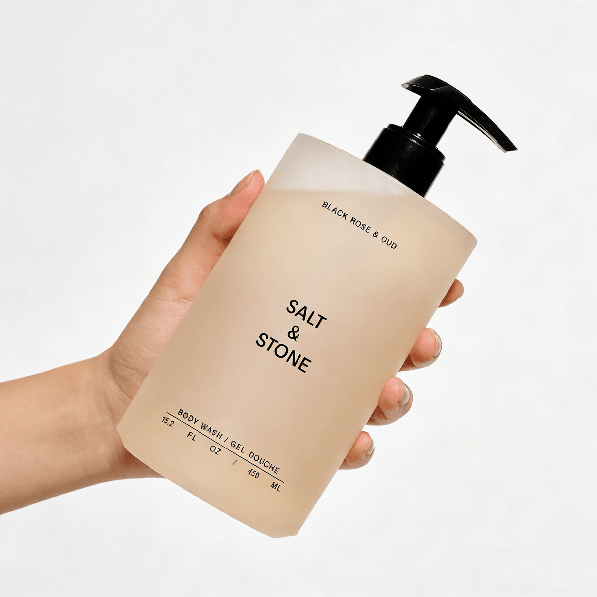 Salt & Stone Black Rose & Oud Body Wash 450ml | Luxe Clean Body Care – MyKStyle - Mykstyle