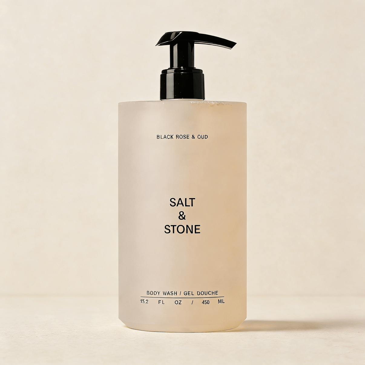 Salt & Stone Black Rose & Oud Body Wash 450ml | Luxe Clean Body Care – MyKStyle - Mykstyle