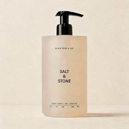 Salt & Stone Black Rose & Oud Body Wash 450ml | Luxe Clean Body Care – MyKStyle - Mykstyle