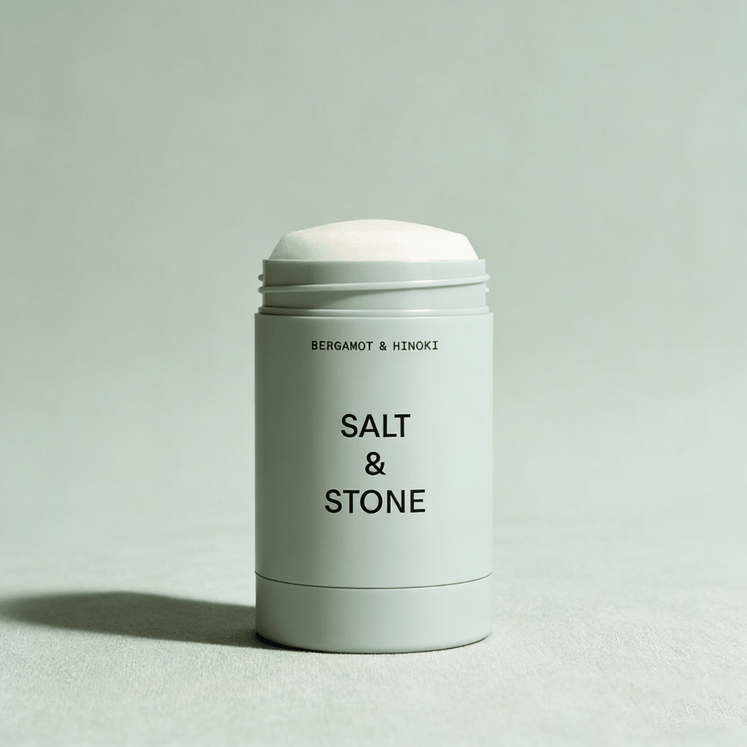 Salt & Stone Natural Deodorant Bergamot & Hinoki 75g | Clean & Luxe Body Care – MyKStyle - Mykstyle
